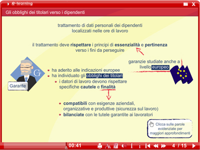corso con animazione semplice