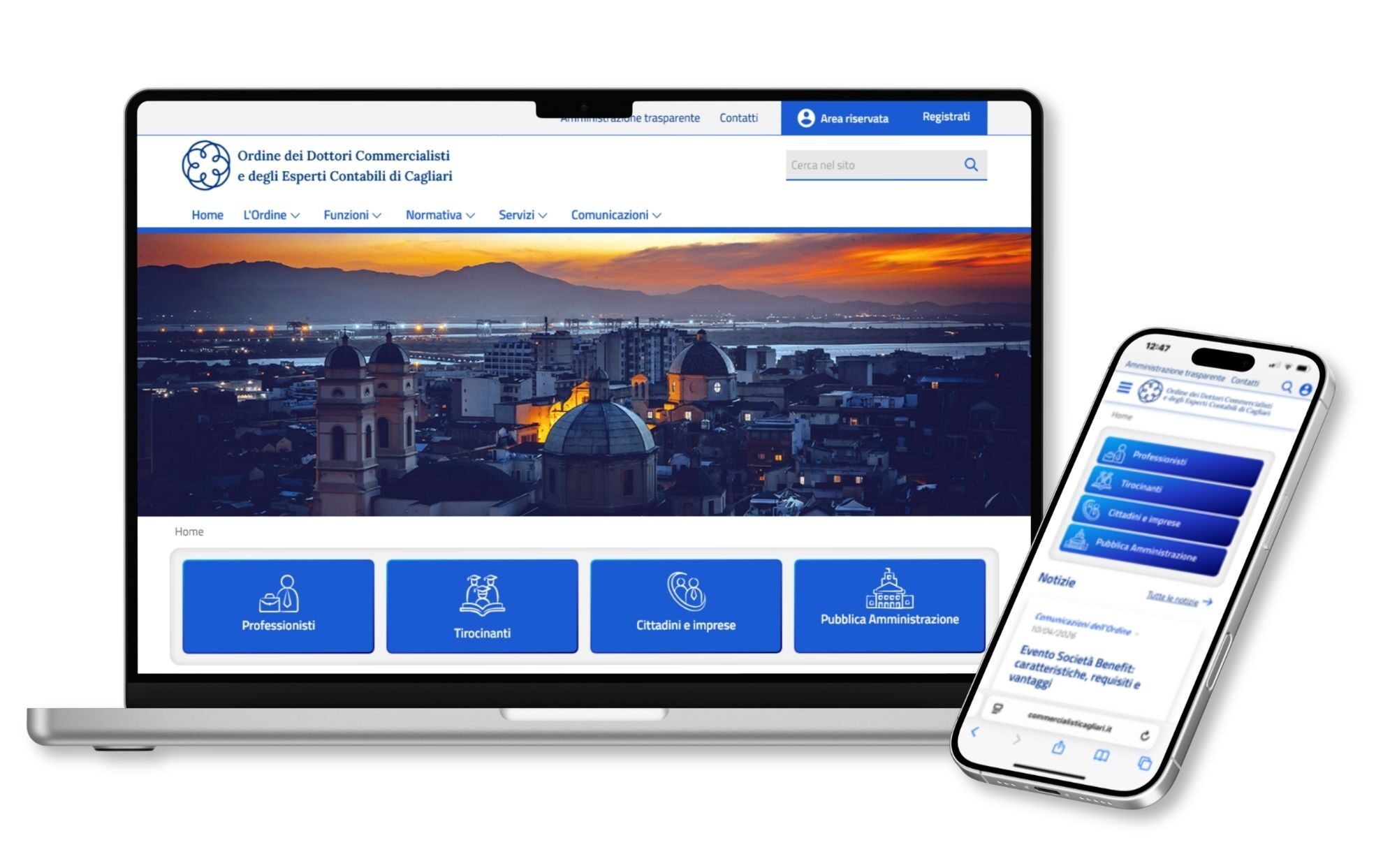 sito ODCEC Cagliari by Webloom